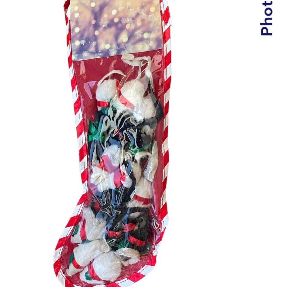 Holiday Stocking Fur Tiny Christmas Mice Toy lot 15 Gift Wrapped Vo-Toys Set Lot
